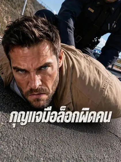 กุญแจมือล็อกผิดคน